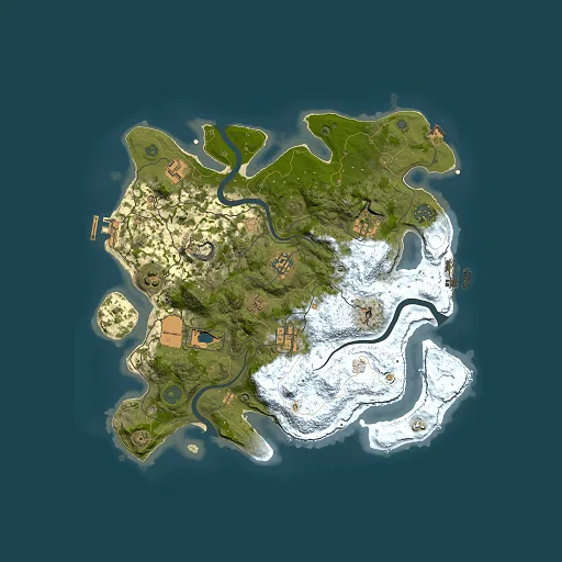 Rust map seed 790977745, 3500x3500m top-down preview