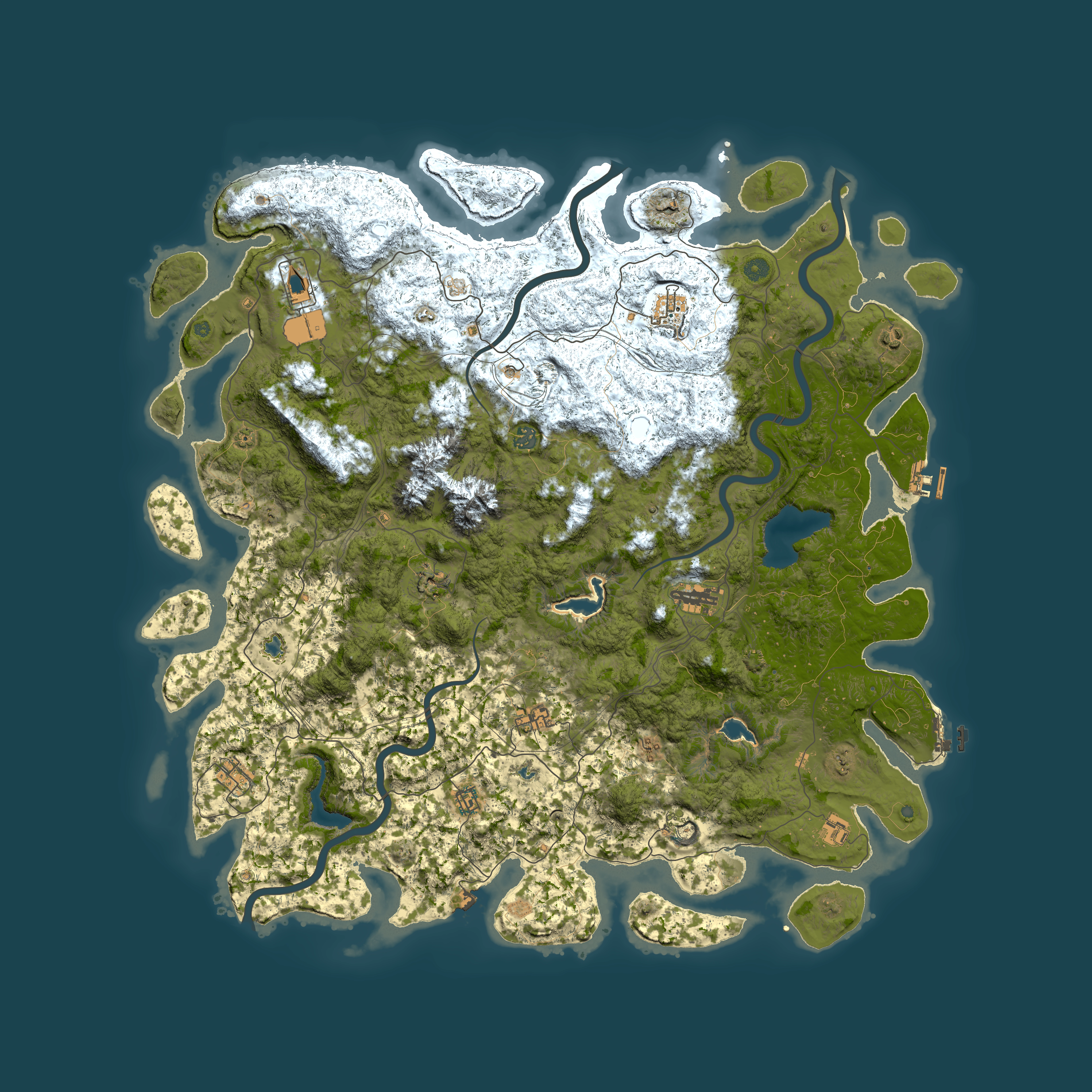 Full top-down render of Rust map seed 915544518, 5500x5500m