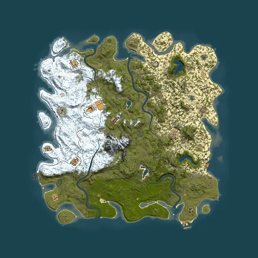 Rust map seed 1365424528, 5500x5500m top-down preview