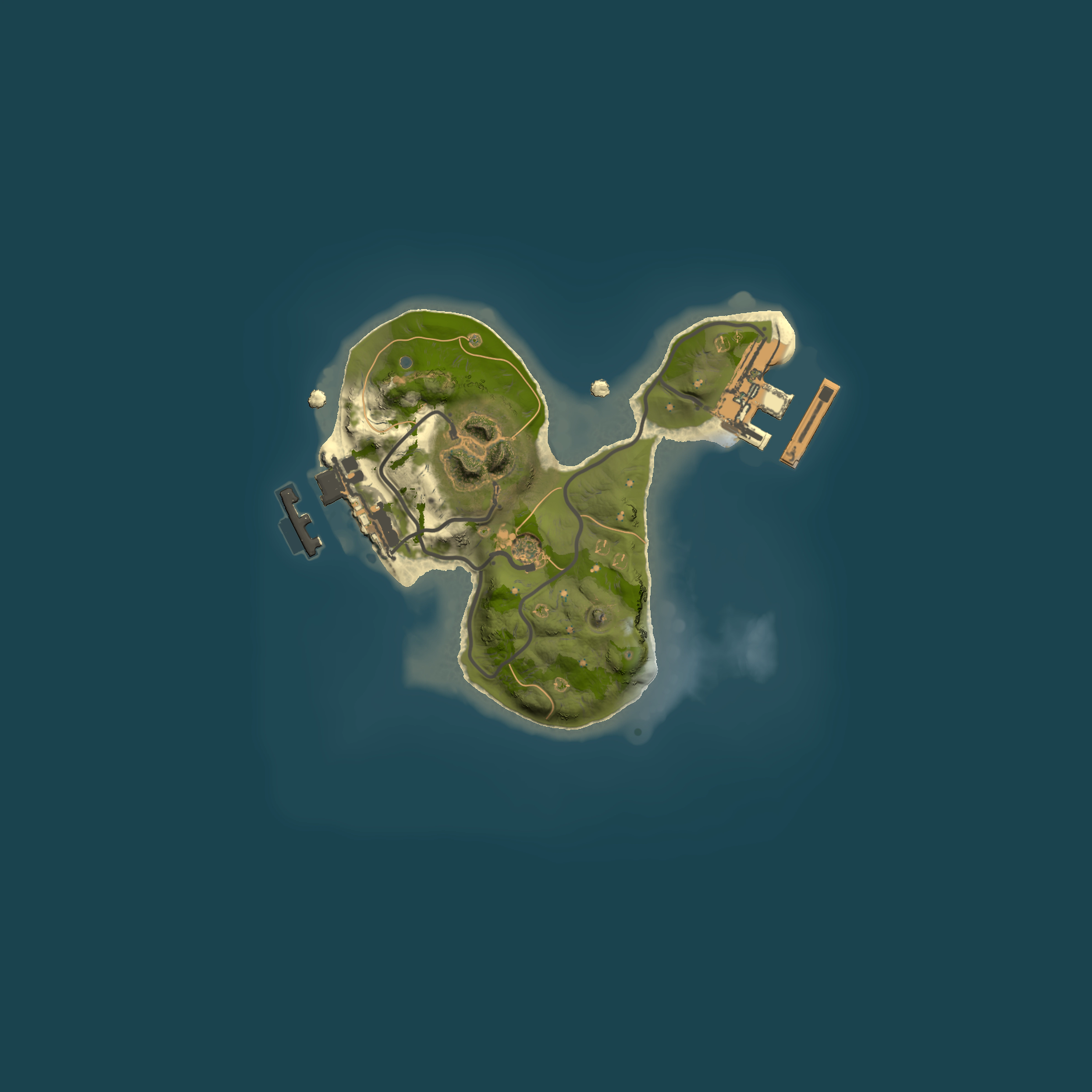 Full top-down render of Rust map seed 1959189020, 1500x1500m