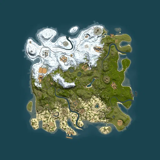 Rust map seed 865670603, 4000x4000m top-down preview