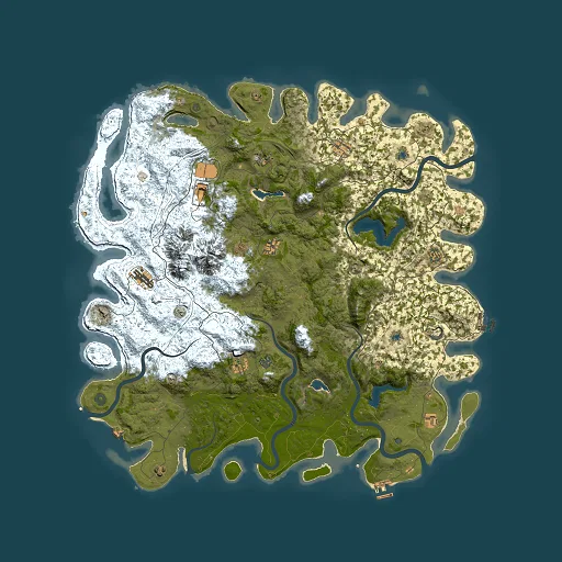 Rust map seed 2123399863, 5500x5500m top-down preview