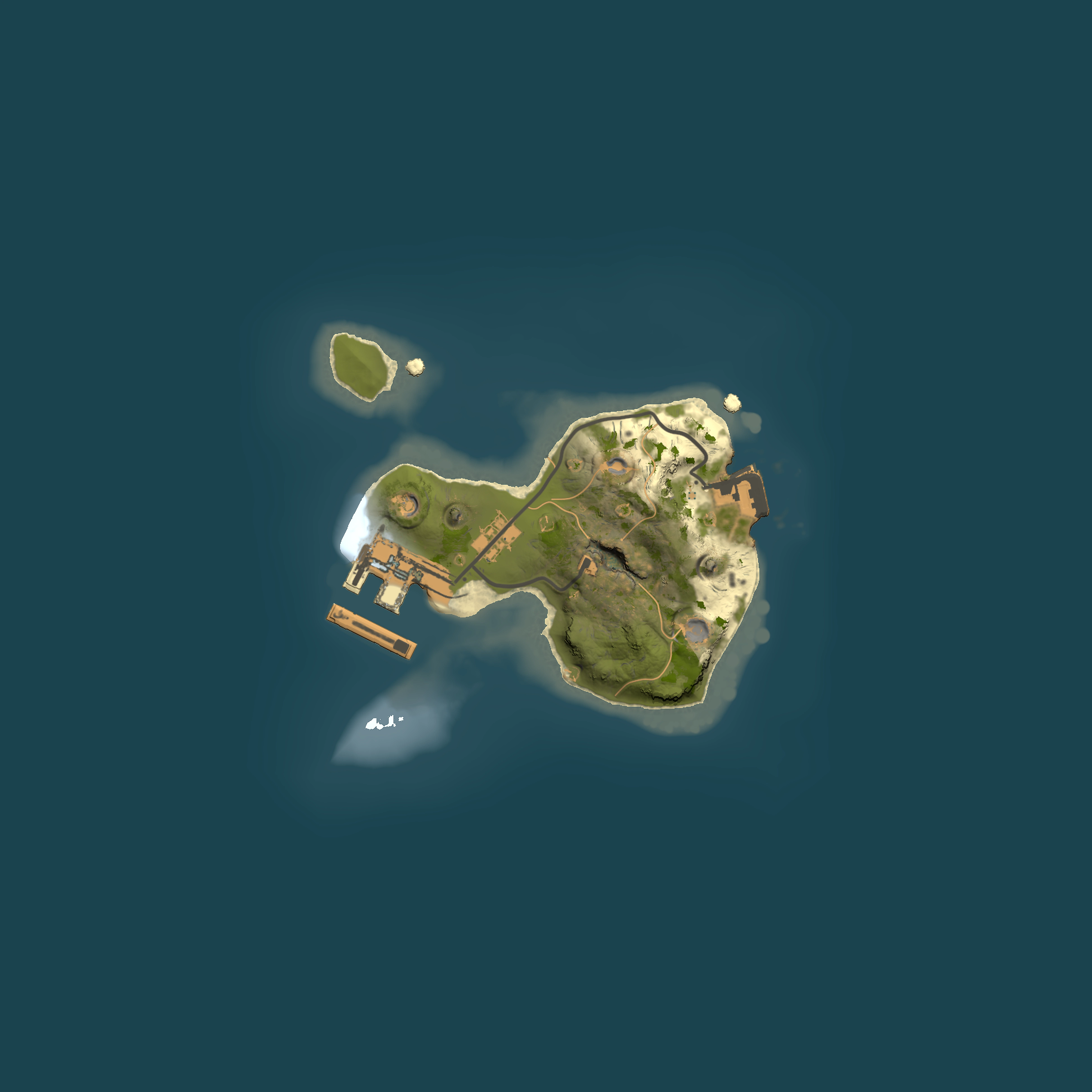 Full top-down render of Rust map seed 249349405, 1500x1500m