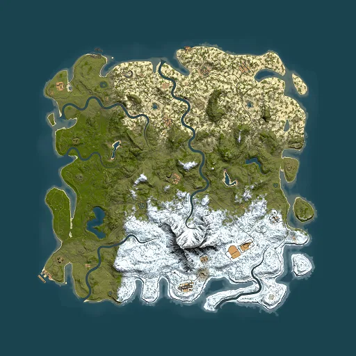 Rust map seed 545055710, 6000x6000m top-down preview