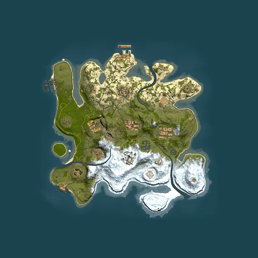 Rust map seed 151662647, 3000x3000m top-down preview