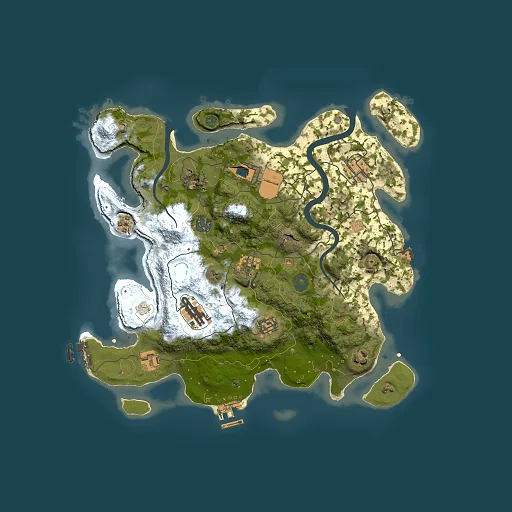 Rust map seed 647878824, 3500x3500m top-down preview