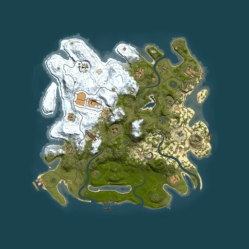 Rust map seed 649524717, 4000x4000m top-down preview