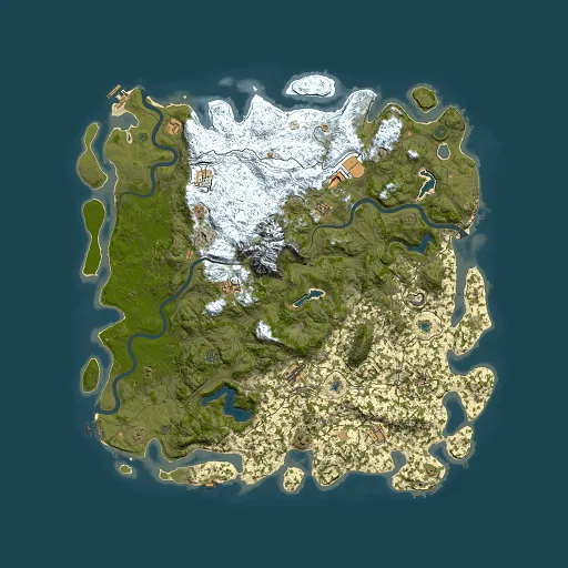 Rust map seed 1733756179, 5500x5500m top-down preview
