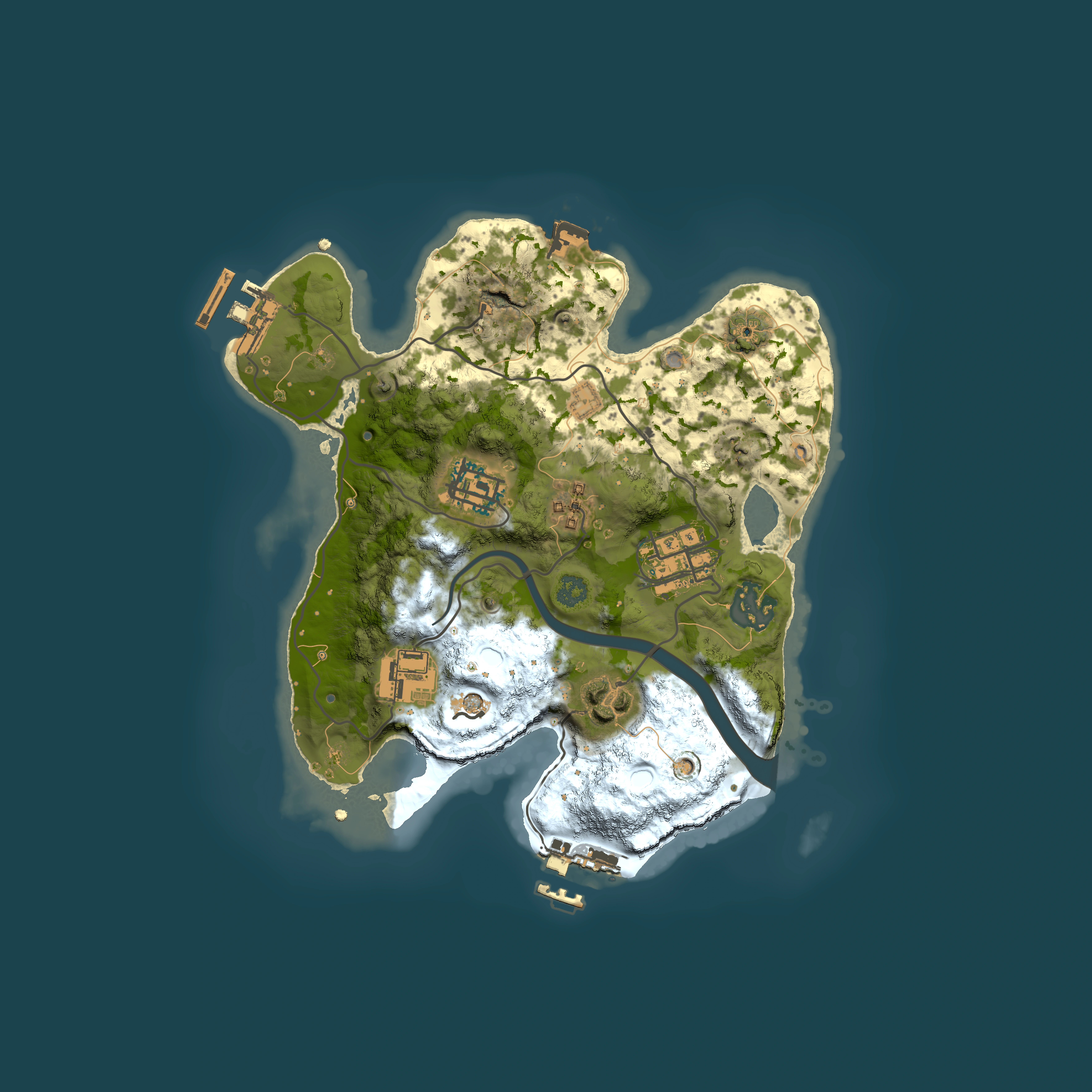 Full top-down render of Rust map seed 749967667, 2500x2500m