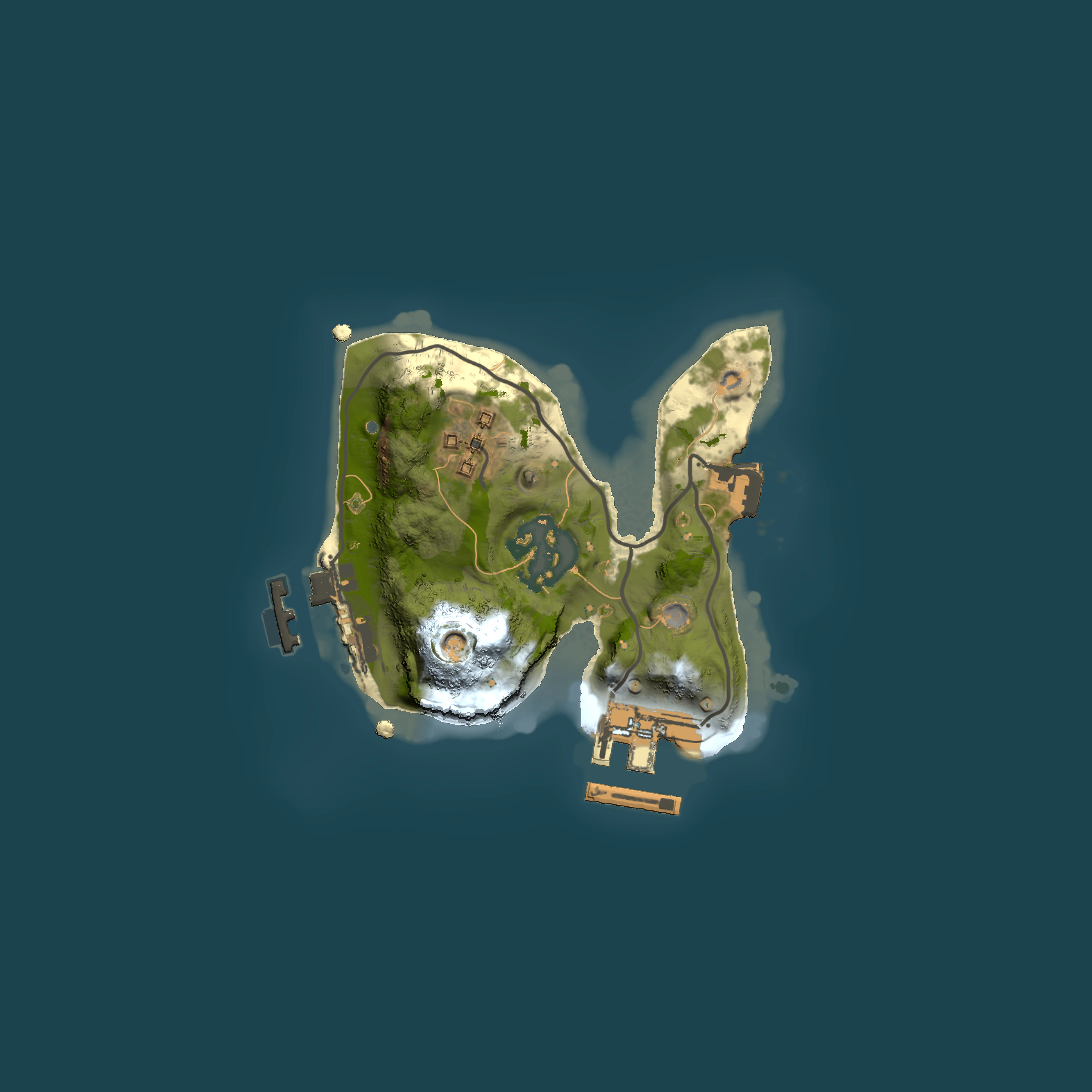 Full top-down render of Rust map seed 738693023, 1500x1500m