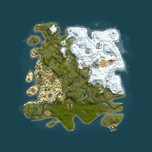 Rust map seed 1803810934, 4000x4000m top-down preview