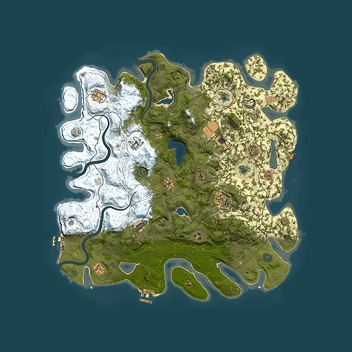 Rust map seed 329833382, 4500x4500m top-down preview