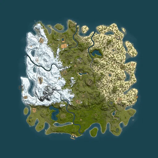 Rust map seed 1297506767, 5500x5500m top-down preview