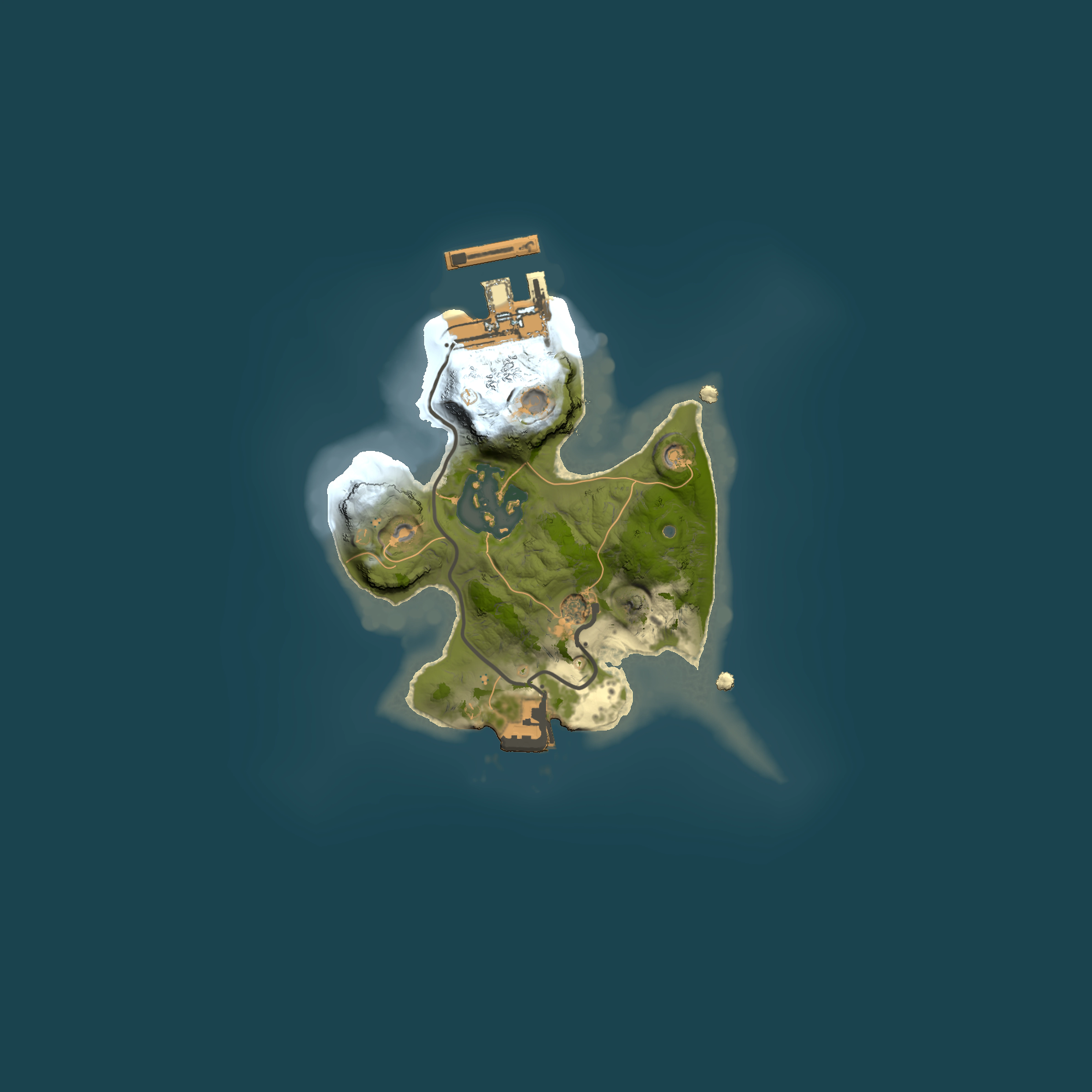 Full top-down render of Rust map seed 931546969, 1500x1500m