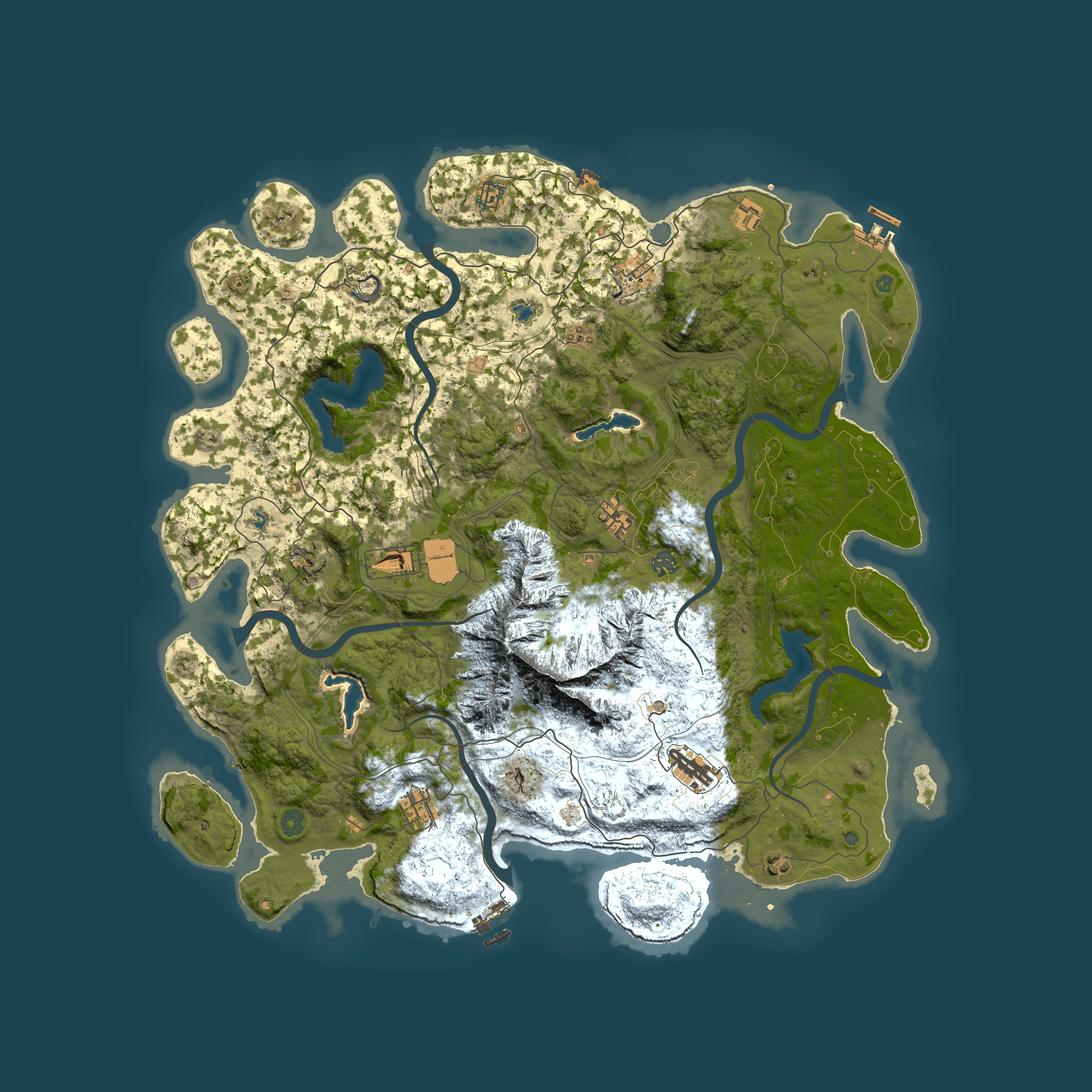 Full top-down render of Rust map seed 346371311, 5000x5000m
