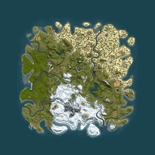 Rust map seed 2016001869, 5500x5500m top-down preview