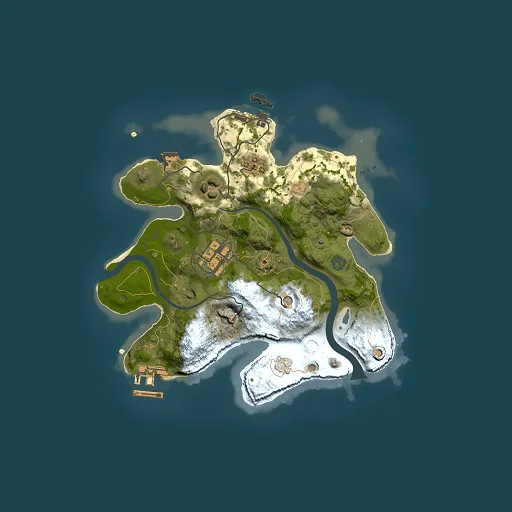 Rust map seed 1249331748, 2500x2500m top-down preview