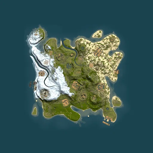 Rust map seed 377331052, 3000x3000m top-down preview