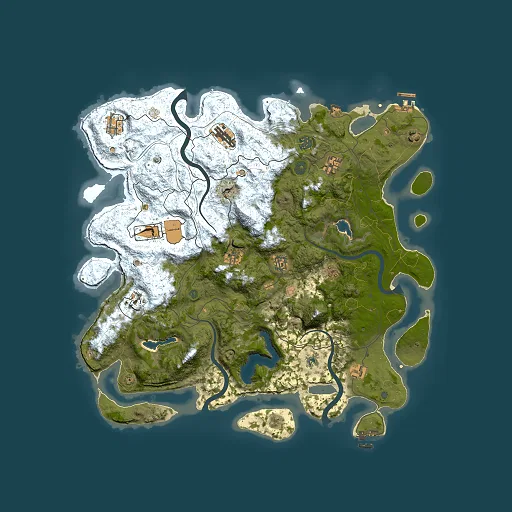 Rust map seed 1043597110, 4500x4500m top-down preview