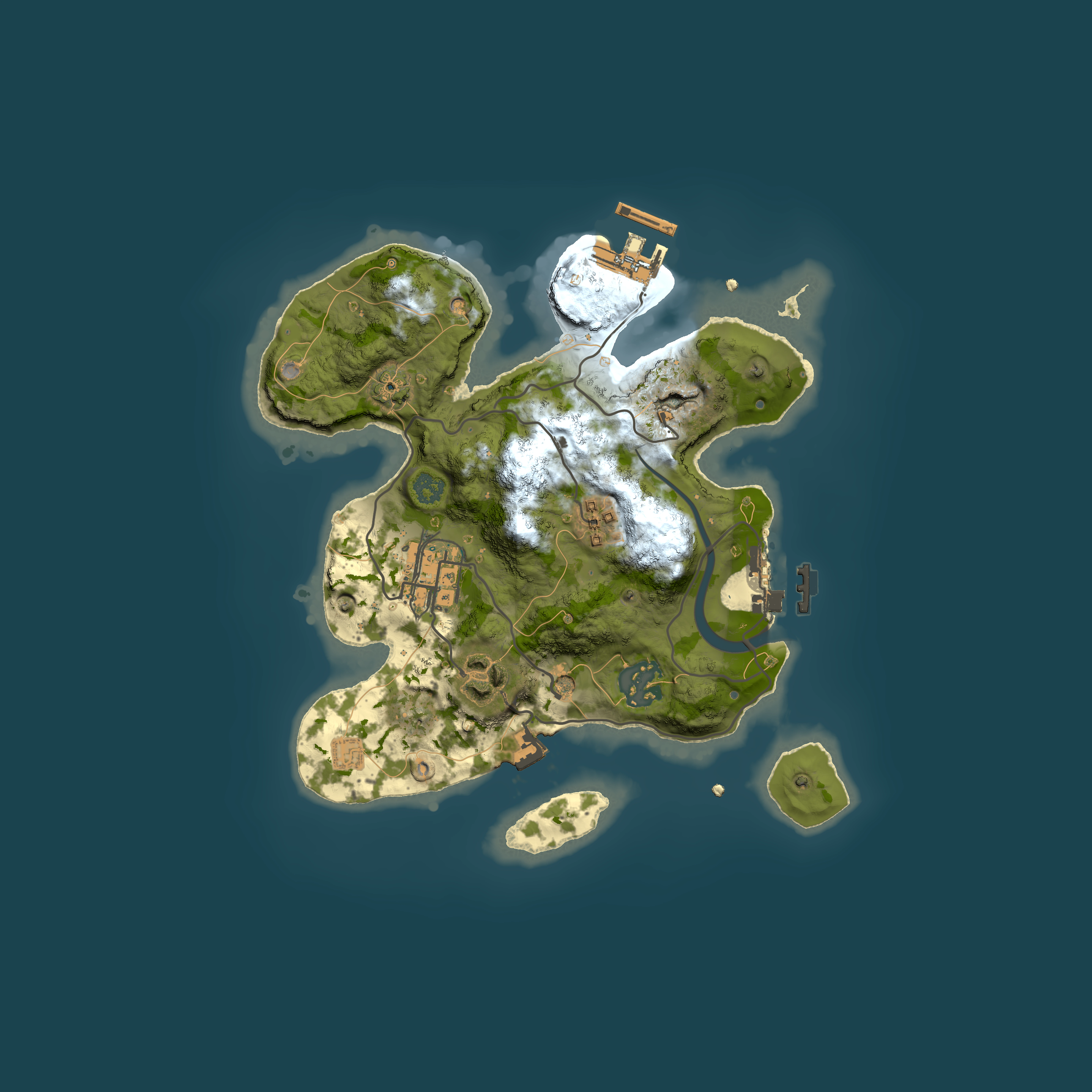 Full top-down render of Rust map seed 1171678784, 2500x2500m