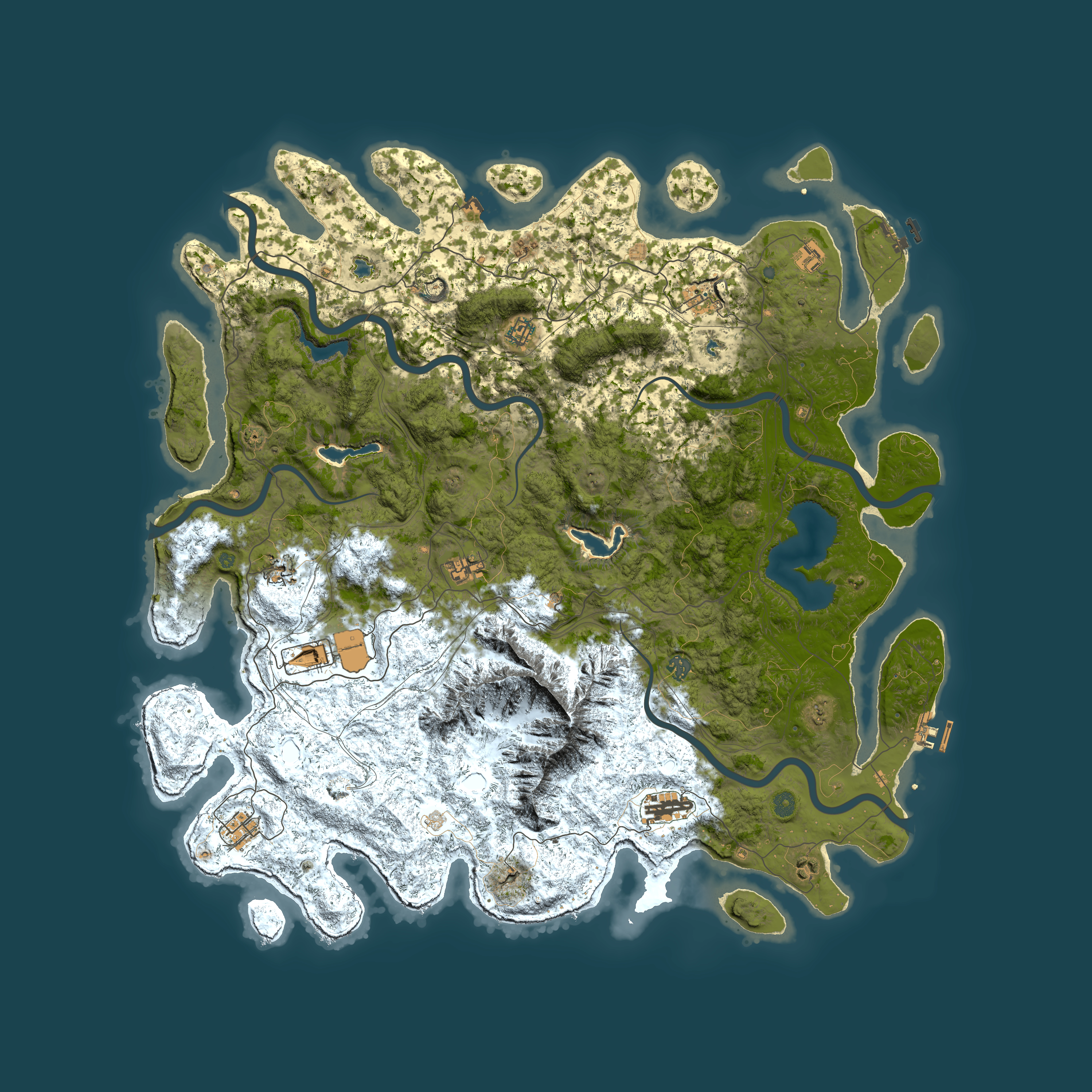 Full top-down render of Rust map seed 1296998348, 5500x5500m