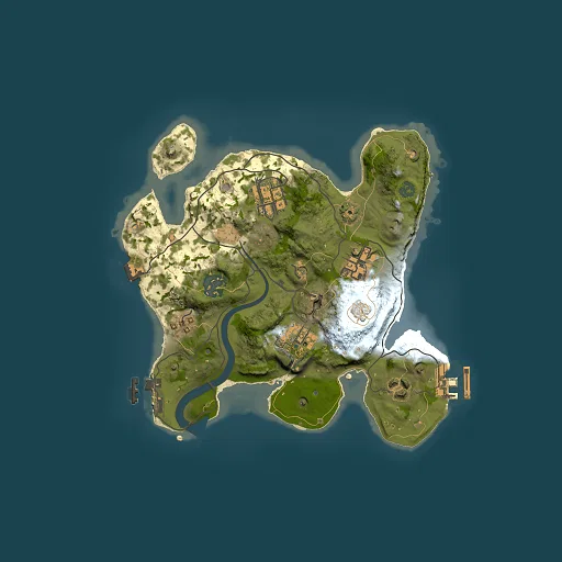 Rust map seed 994946075, 2500x2500m top-down preview