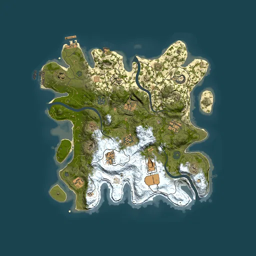 Rust map seed 1721624289, 3500x3500m top-down preview