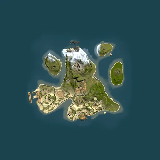 Rust map seed 1406419247, 2000x2000m top-down preview