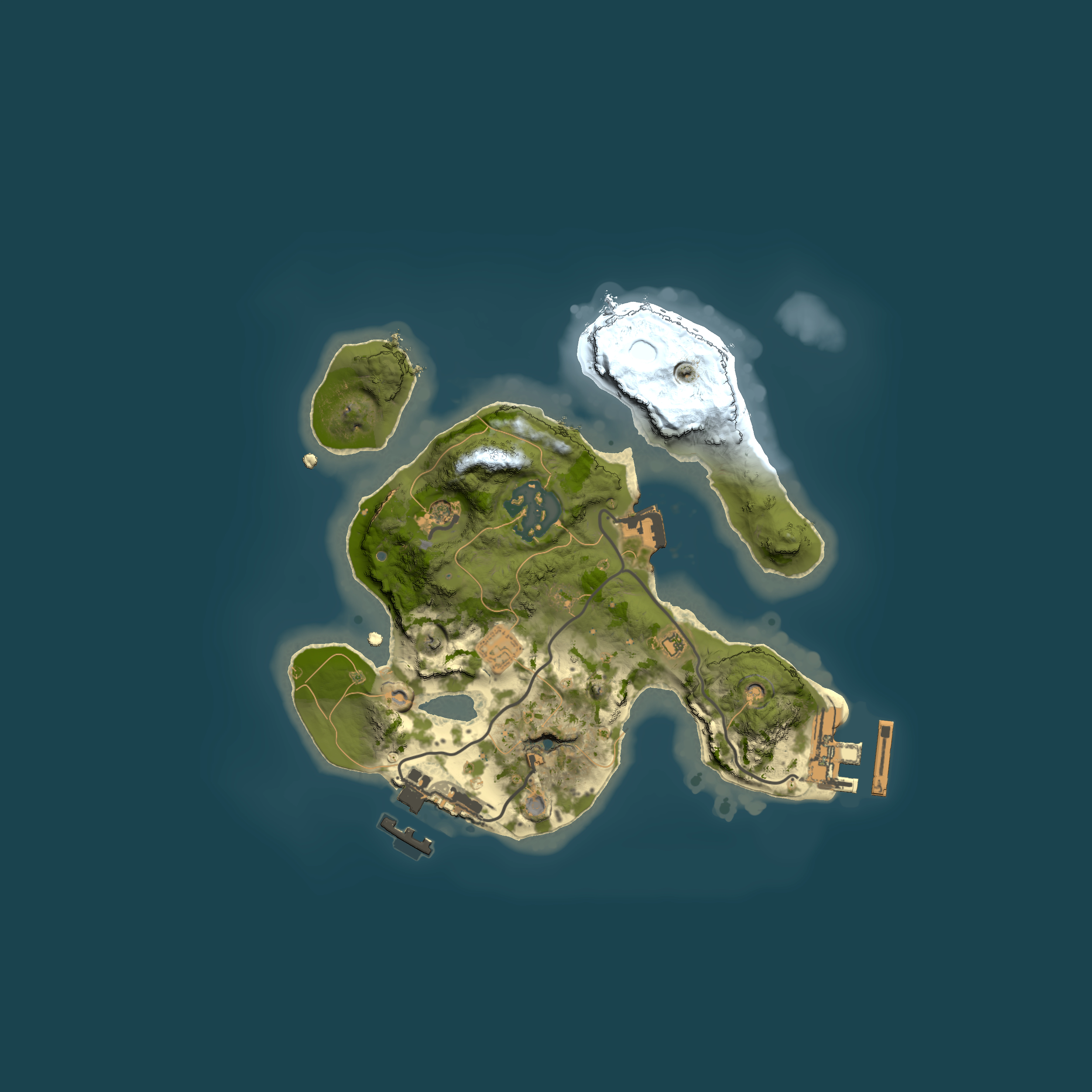 Full top-down render of Rust map seed 1479922379, 2000x2000m