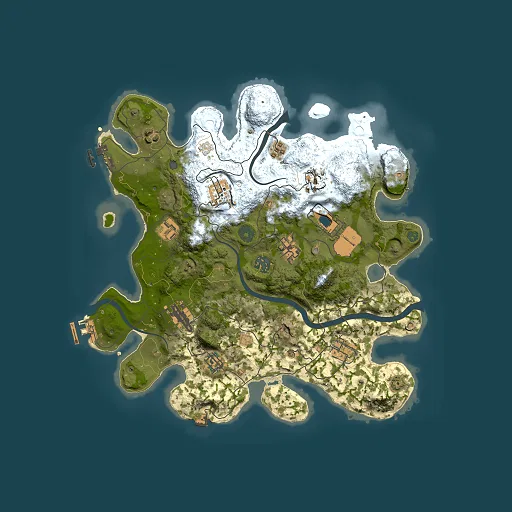 Rust map seed 505680485, 3500x3500m top-down preview