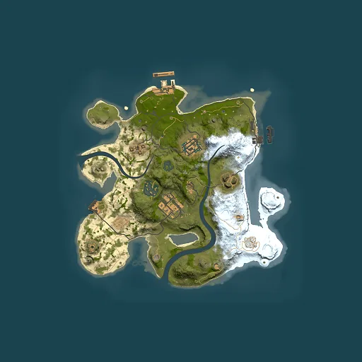 Rust map seed 1519416548, 2500x2500m top-down preview