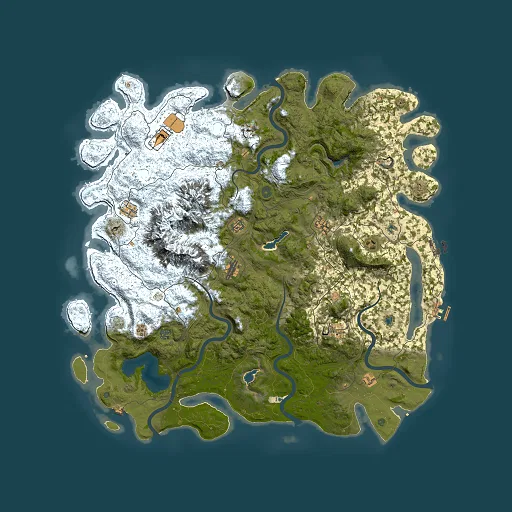 Rust map seed 659279215, 5500x5500m top-down preview