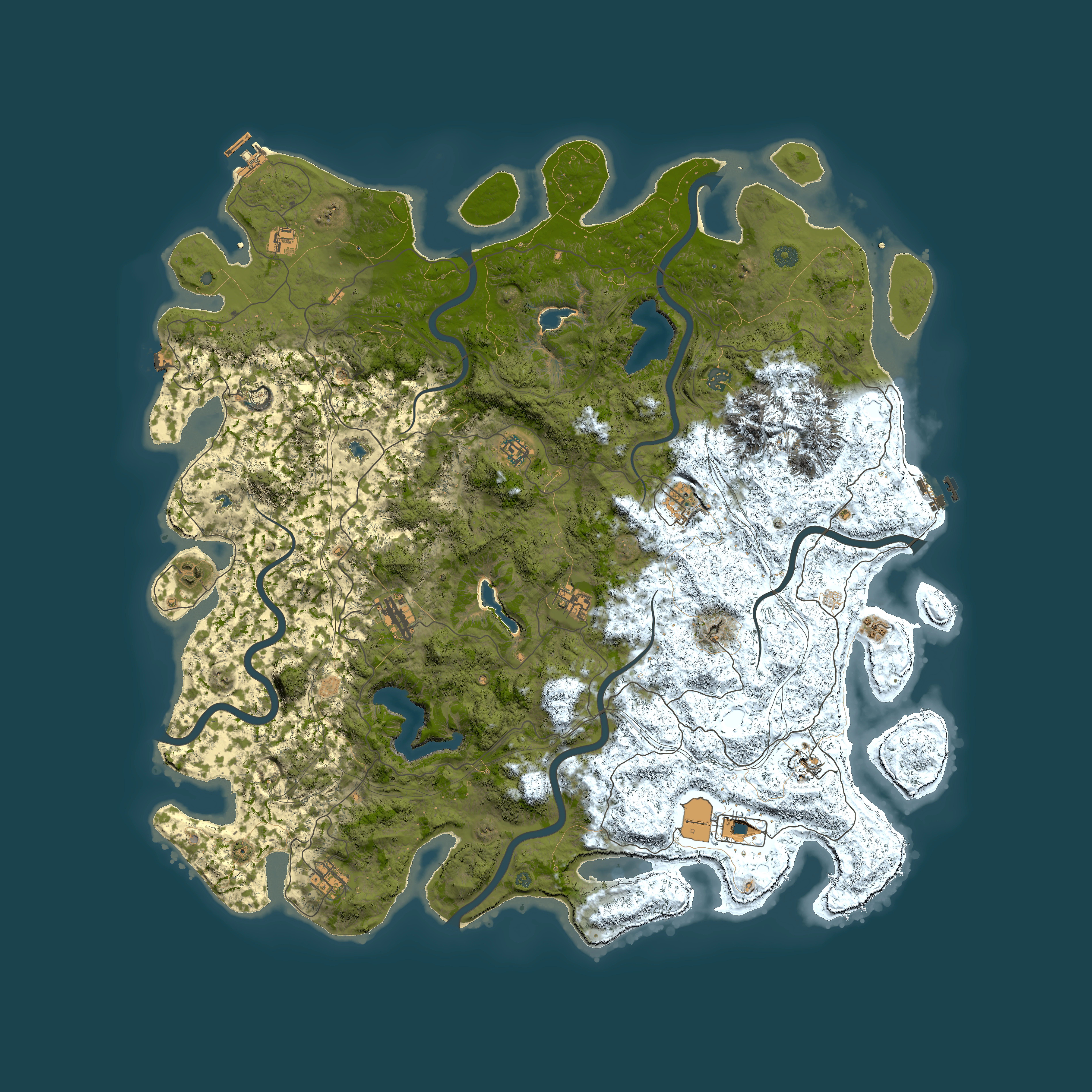 Full top-down render of Rust map seed 2055915260, 5500x5500m