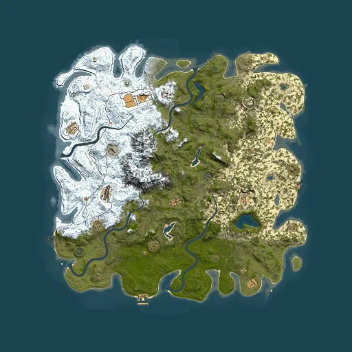 Rust map seed 1752423407, 5500x5500m top-down preview