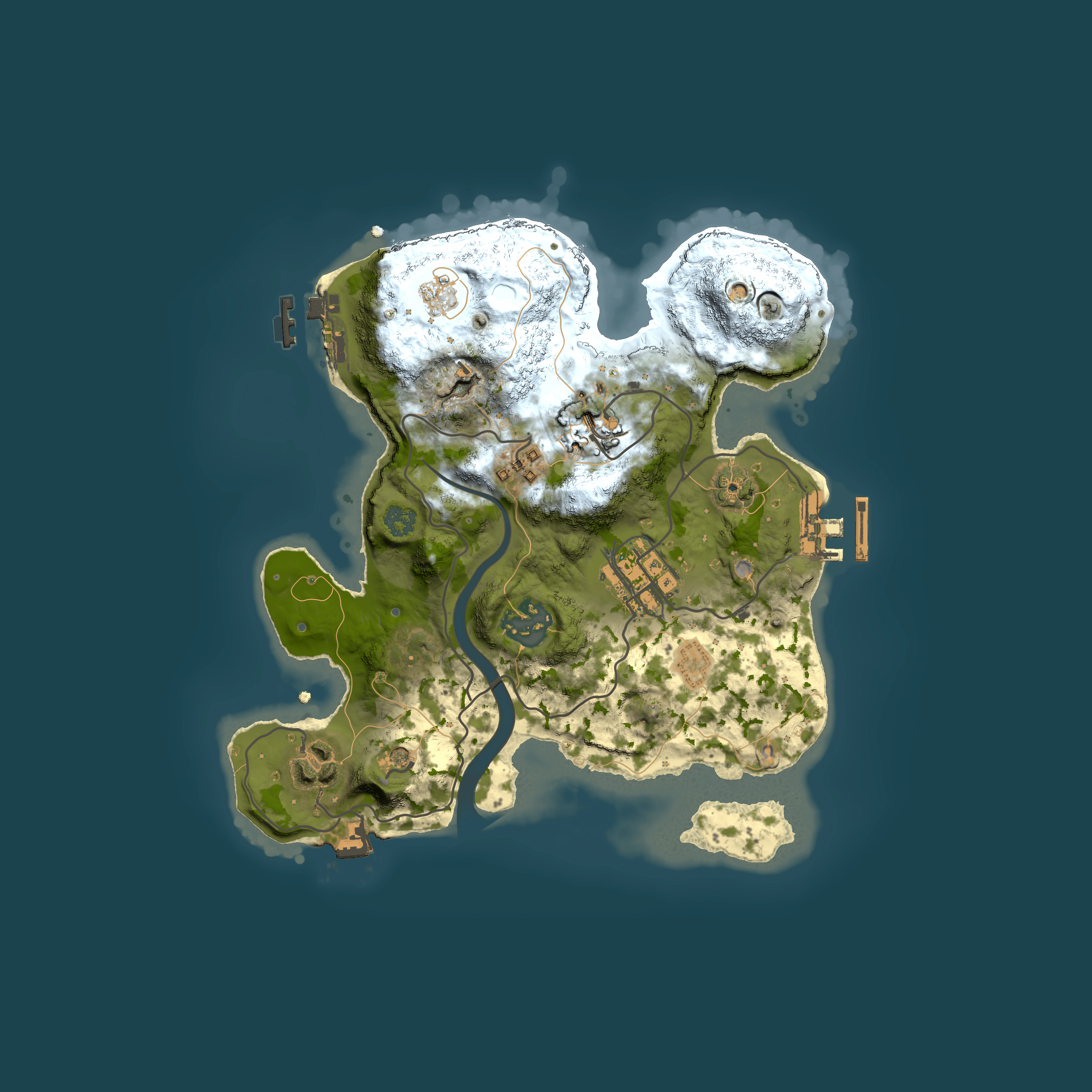 Full top-down render of Rust map seed 1938098552, 2500x2500m