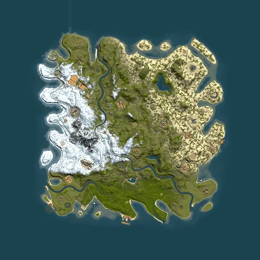 Rust map seed 51930188, 5000x5000m top-down preview