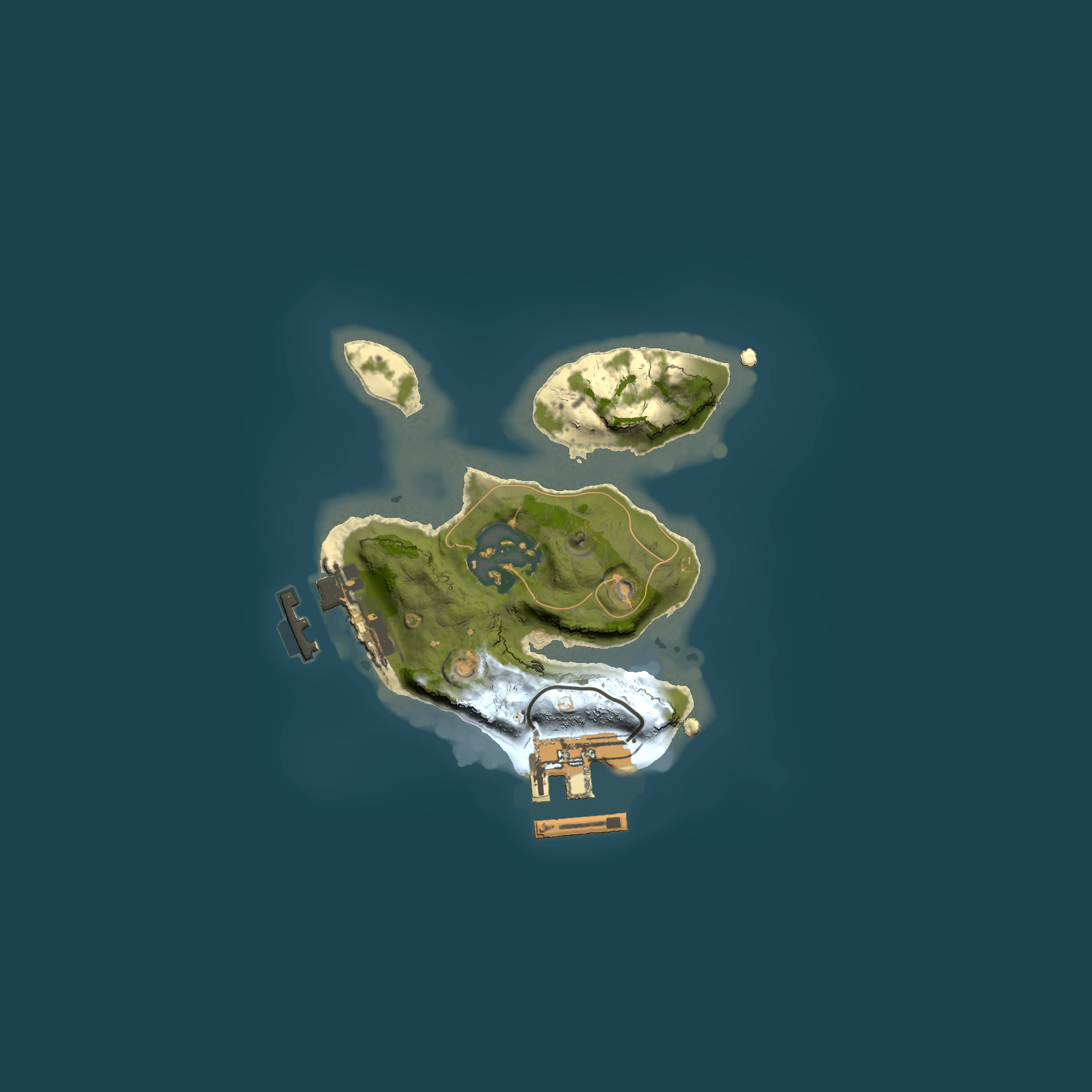 Full top-down render of Rust map seed 429017742, 1500x1500m