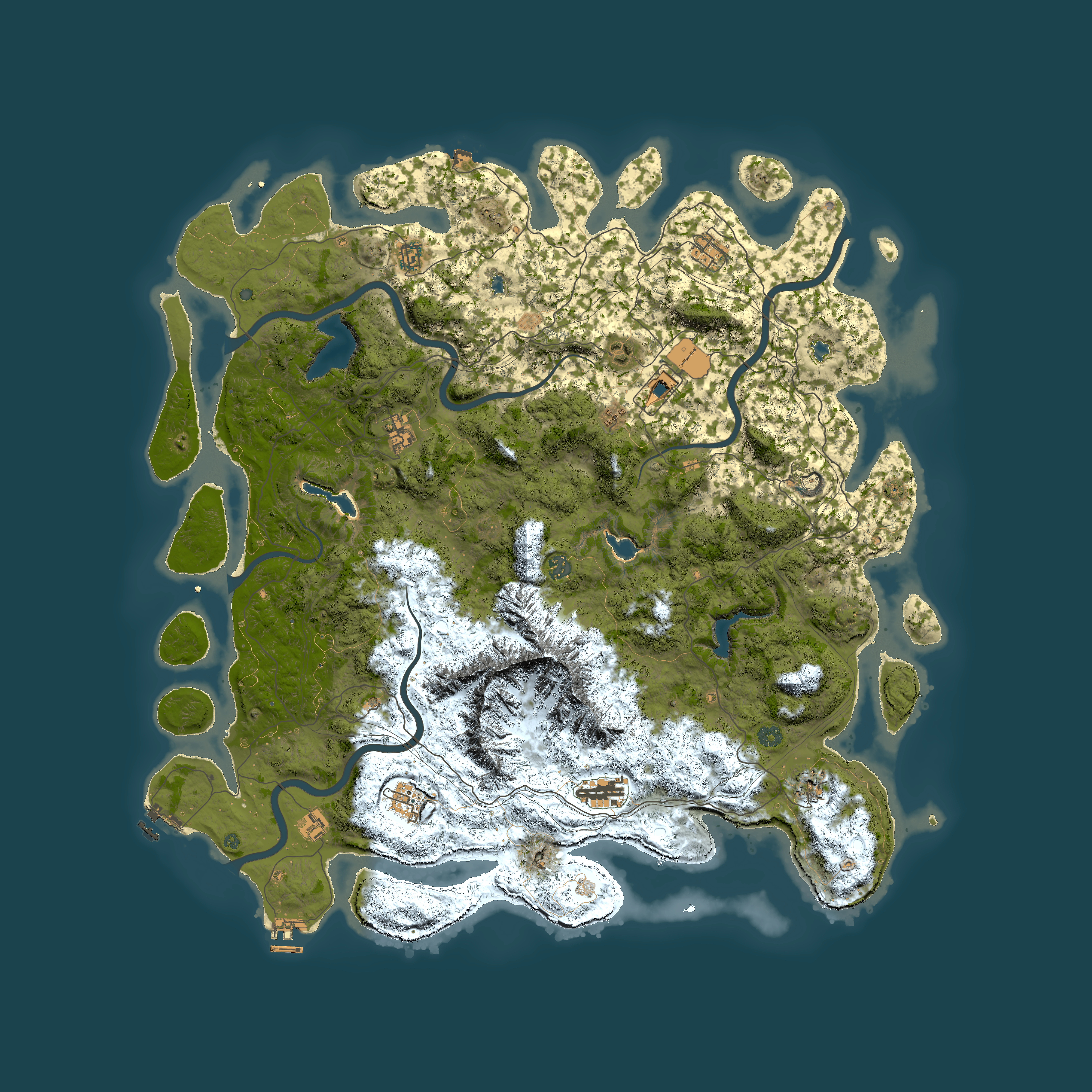 Full top-down render of Rust map seed 1000459920, 5500x5500m