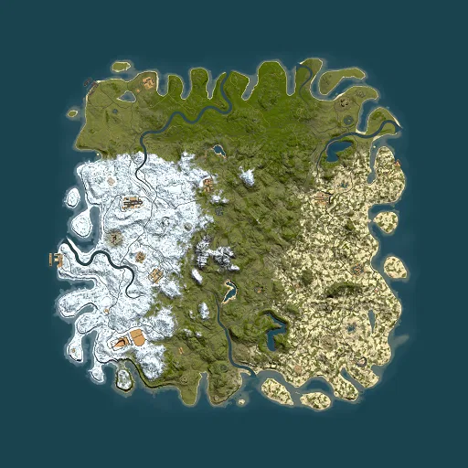 Rust map seed 1247076215, 6000x6000m top-down preview