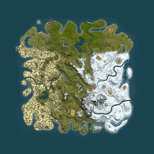 Rust map seed 1932422145, 5500x5500m top-down preview