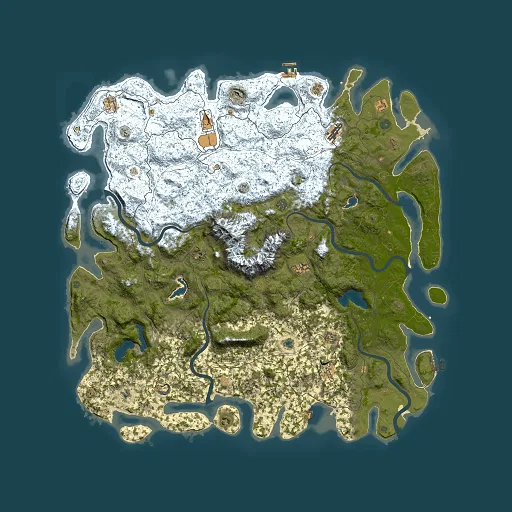 Rust map seed 1722821462, 6000x6000m top-down preview