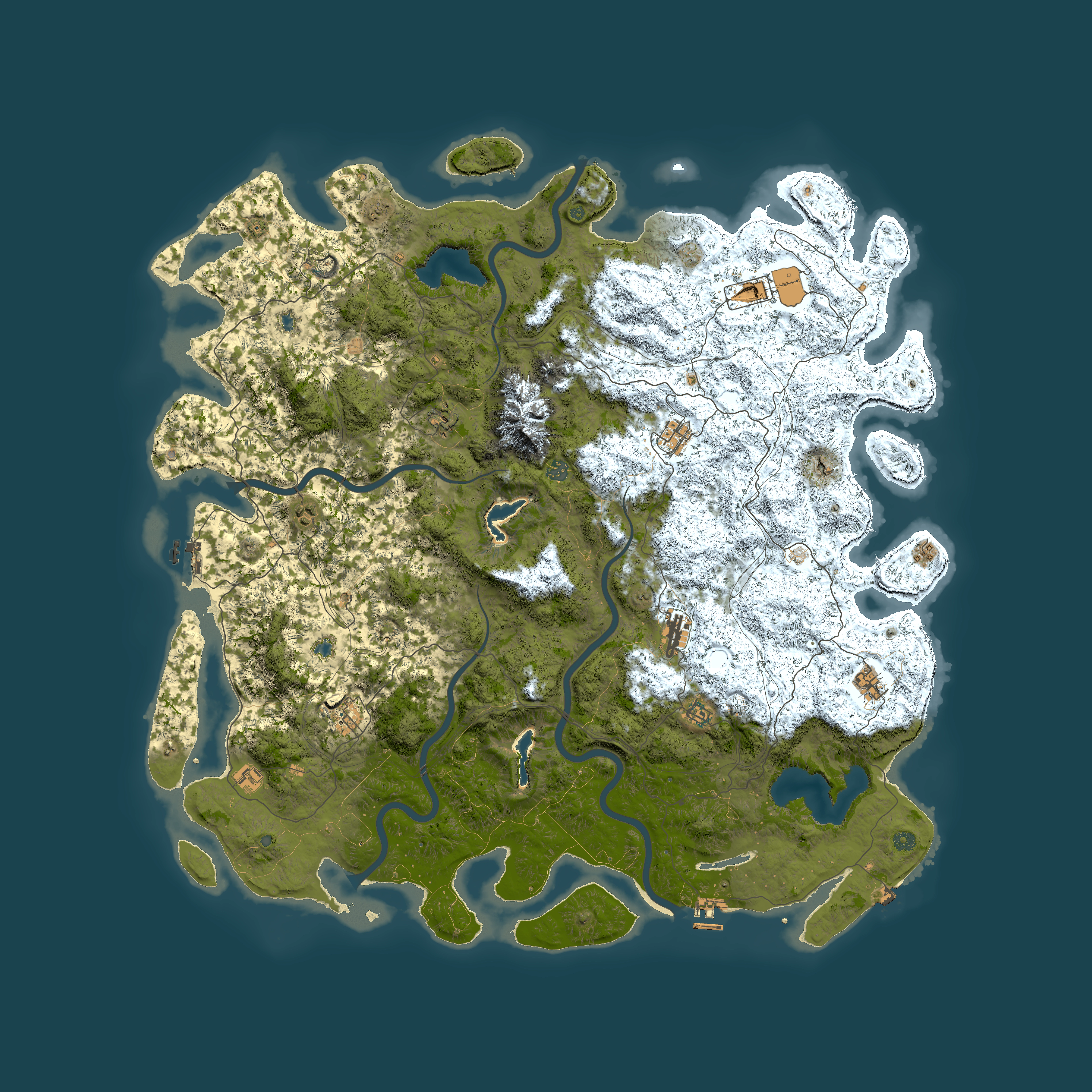 Full top-down render of Rust map seed 1925711927, 6000x6000m