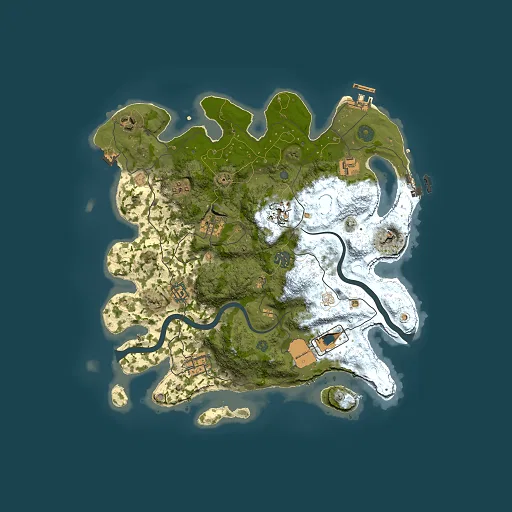 Rust map seed 646594153, 3500x3500m top-down preview