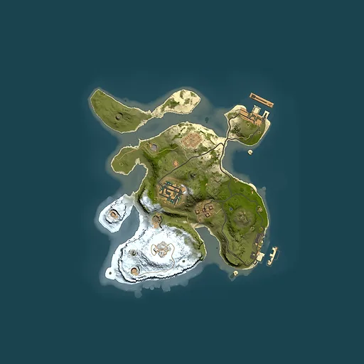 Rust map seed 1617274117, 2000x2000m top-down preview