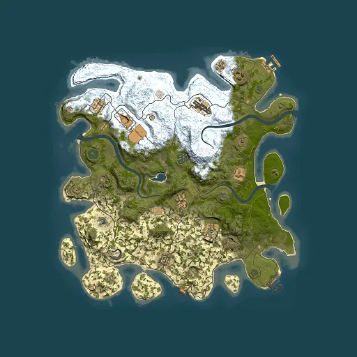 Rust map seed 1639865582, 4000x4000m top-down preview