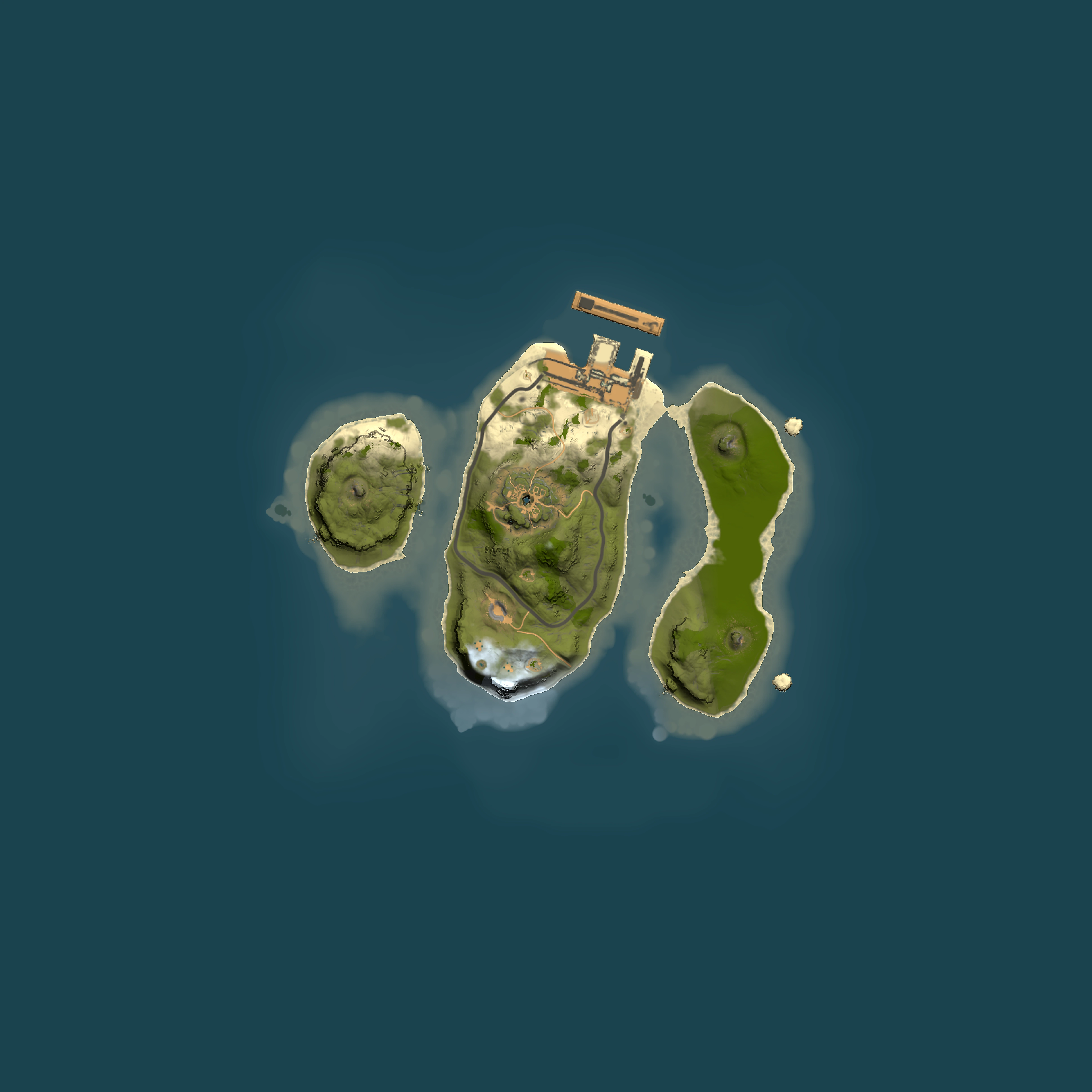 Full top-down render of Rust map seed 321200976, 1500x1500m
