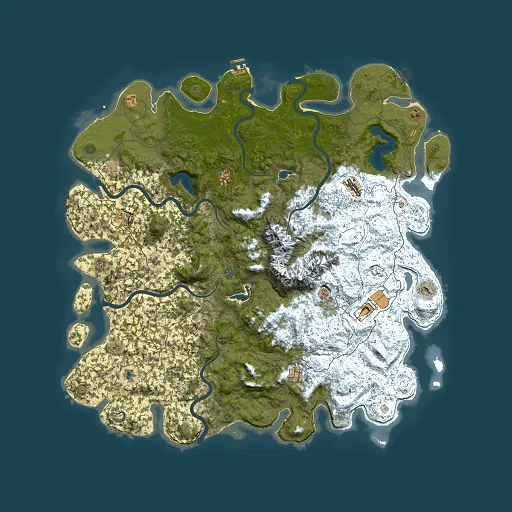 Rust map seed 1692175125, 6000x6000m top-down preview