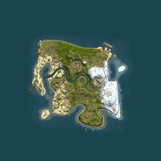 Rust map seed 232790926, 2500x2500m top-down preview
