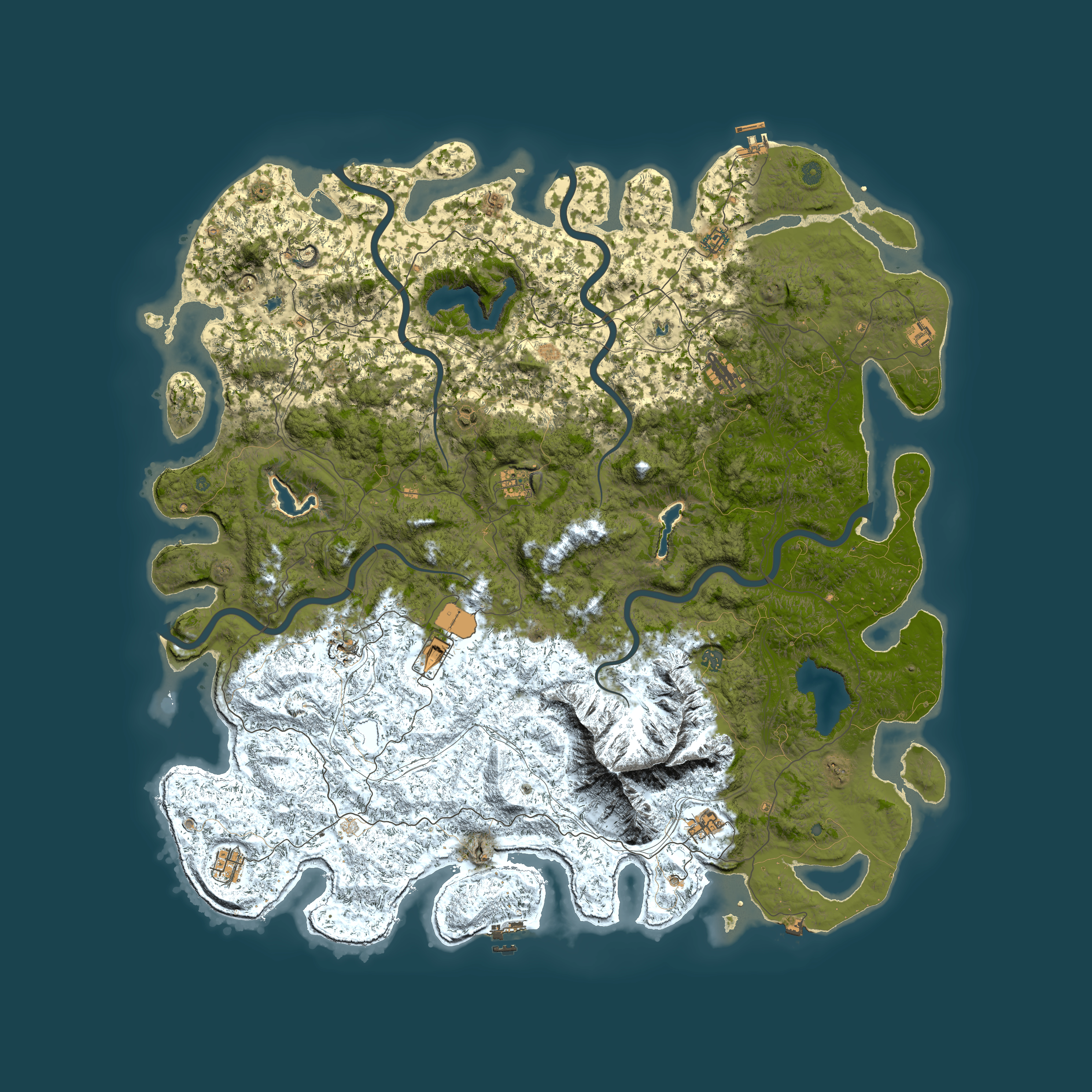 Full top-down render of Rust map seed 1794559492, 6000x6000m