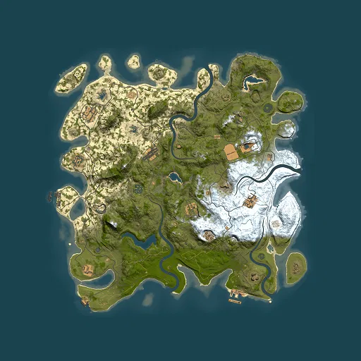 Rust map seed 1085154575, 4500x4500m top-down preview
